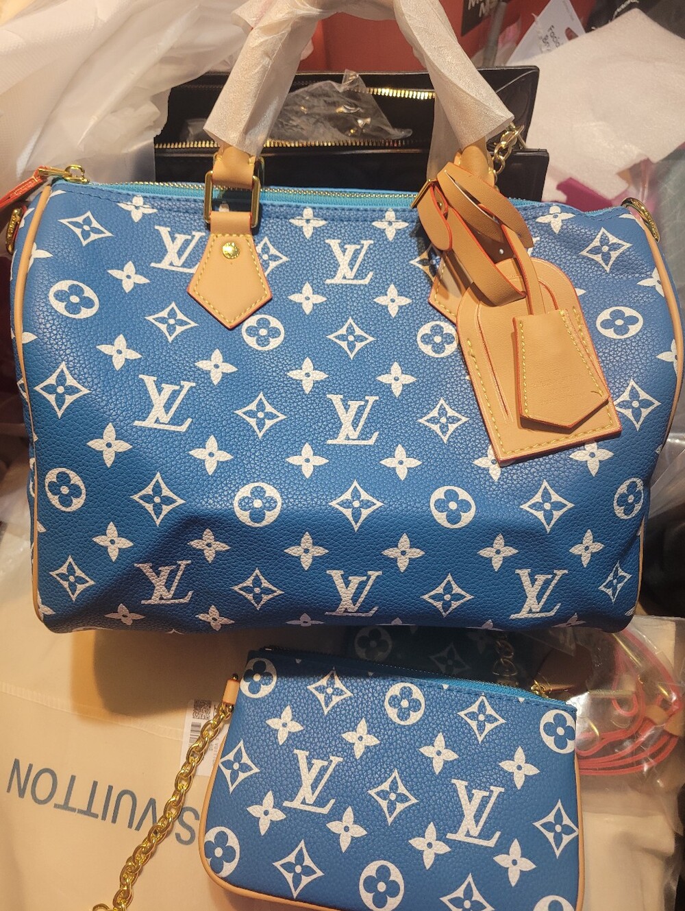 Speedy 30 Cm Bag With Matching Coin Purse . Top Quality